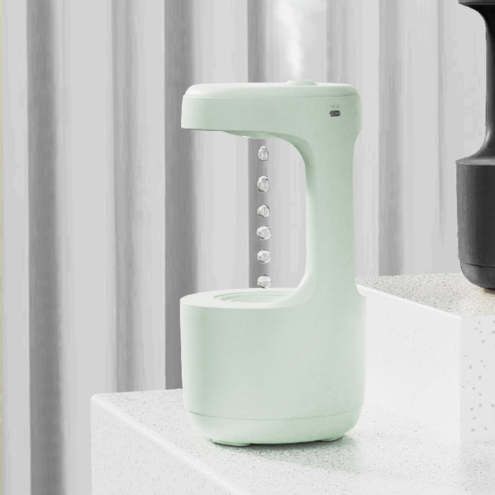 Anti-Schwerkraft-Luftbefeuchter mit Uhr, Wassertropfen-Rückfluss-Aromadiffusor, großes Fassungsvermögen, leiser Betrieb, starker Nebel, Sprühgerät für den Haushalt