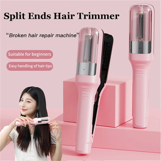 Haarspitzen-Trimmer, Splissentferner, trocken, beschädigt, spröde, professionell, automatisch, Trimm-Spliss für Frauen, kabellose Haarschneidemaschine