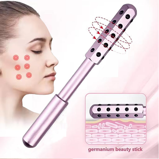 30 Germanium Beauty Stick Massage Beauty Stick Gesichtsroller Facelifting-Stab Anti-Falten-Gesichtsmassagegerät Hautpflege-Tool Derma Rolling Face Massage Roller Zauberstab