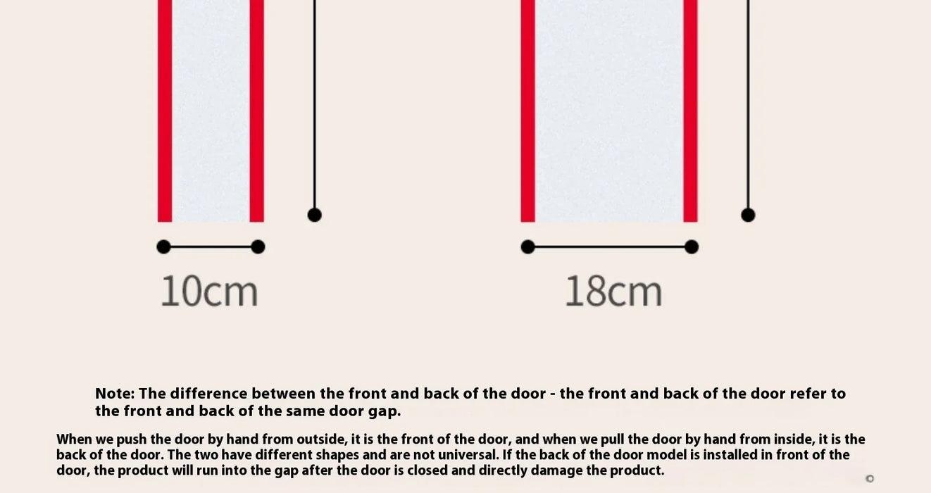 Anti Pinch Hand Door Seam Protection Strip