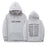 Letter Printing Long-sleeved Drawstring Hooded
