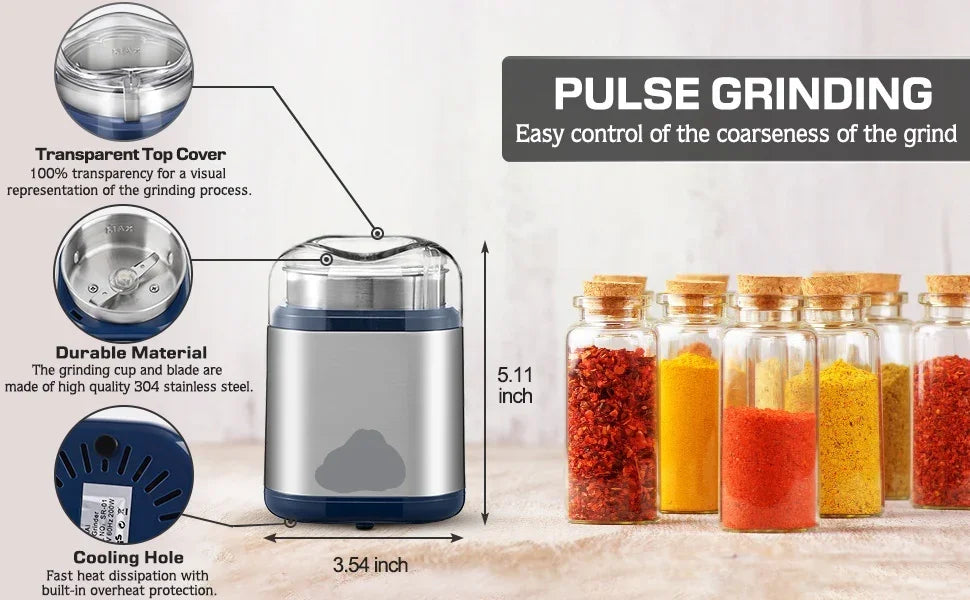 Electric Grinder For Herb