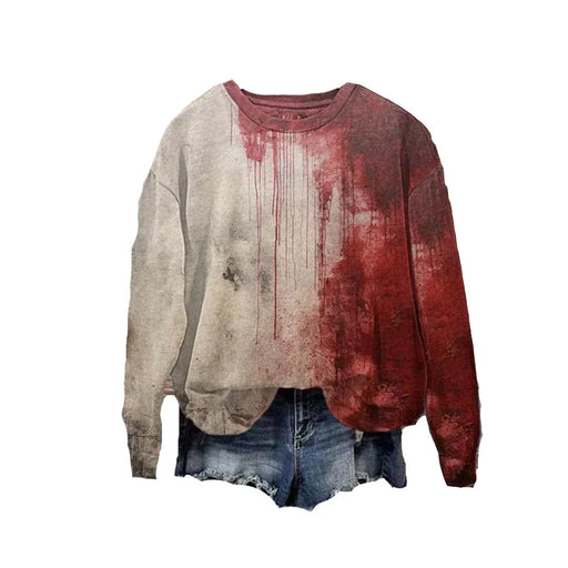 I AM FINE Art Graffiti Roter Hoodie