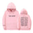 Letter Printing Long-sleeved Drawstring Hooded