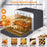 Geek Chef Dampf-Luftfritteuse Toastofen-Kombination